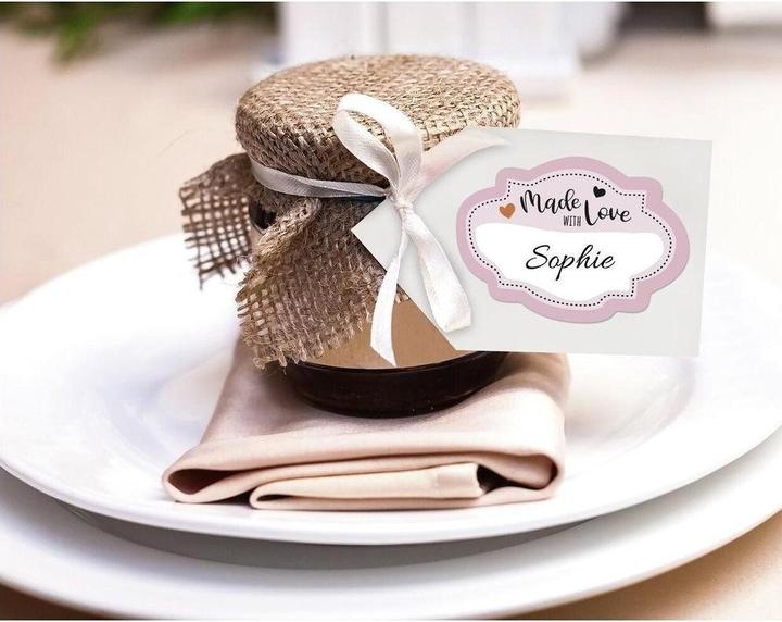 Actual product image Avery Motif Sticker A5 KITCHEN Homemade with Heart