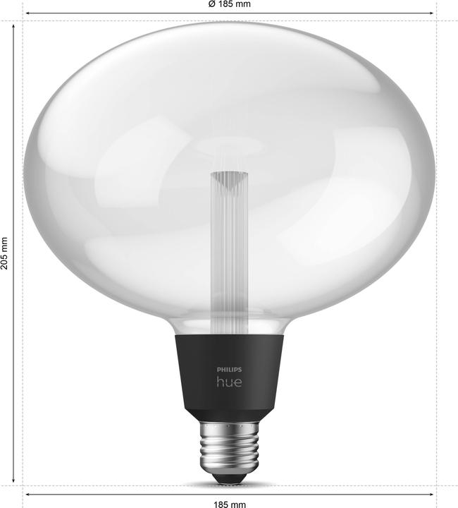 Productafbeelding Philips Hue Tint Ellips (E27, 6.50 W, 500 lm, 1 x, G)