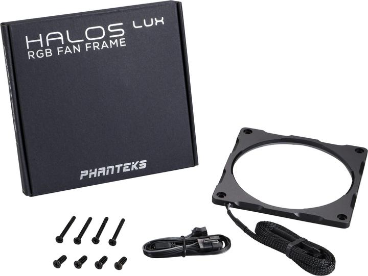 Actual product image Phanteks Halos Lux frame, RGB LED