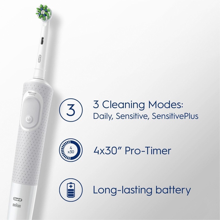 Image du produit Braun Oralb Tandenborstel Vitality Pro X Wit (Brosse à dents oscillo-rotative)