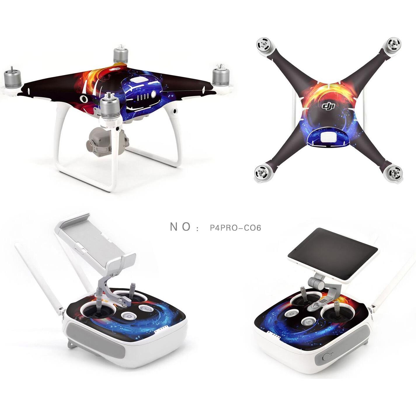 Pgytech Universo della pelle (DJI Phantom 4 Pro), Accessori per drone, Multicolore