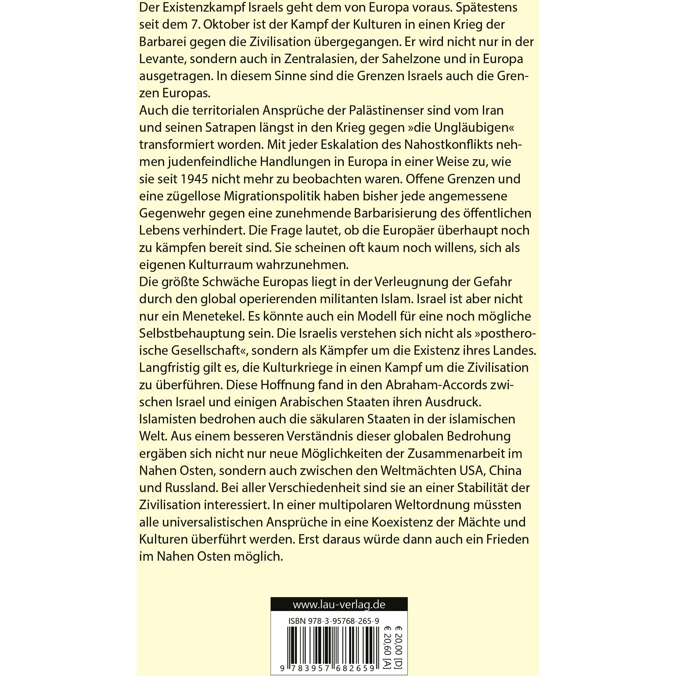 Thumbnail - Verteidigung der Zivilisation, Sachbücher von Chaim Noll, Heinz Theisen