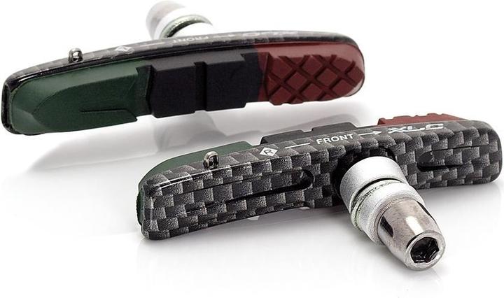 Immagine prodotto XLC BS-V02 Cartuccia V-Brake Brake Brake shoes (Universale, Gomma)