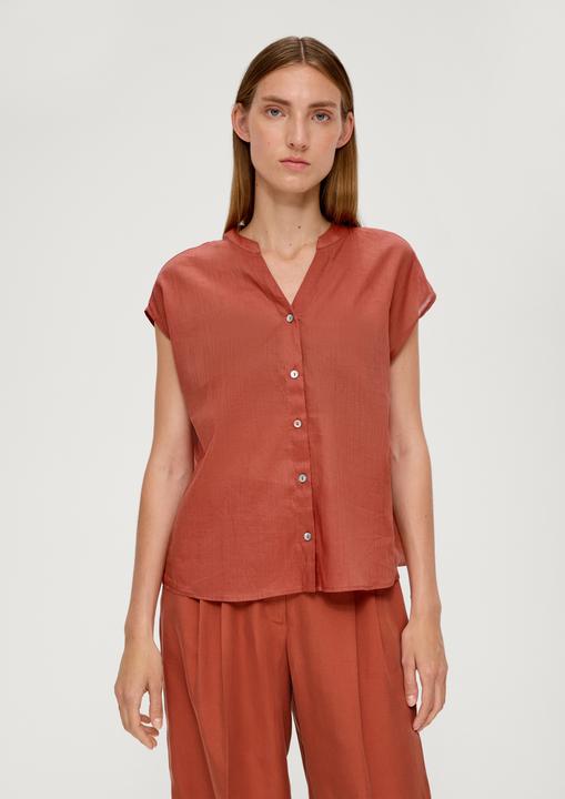 Produktbild S.Oliver Bluse Bluse mit Tunika-Ausschnitt (40)
