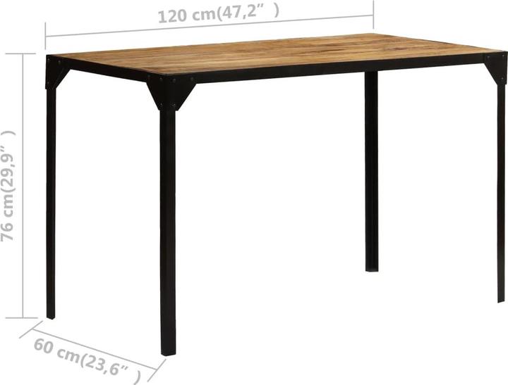 Image du produit vidaXL Hertwig (120 x 60 x 76 cm)