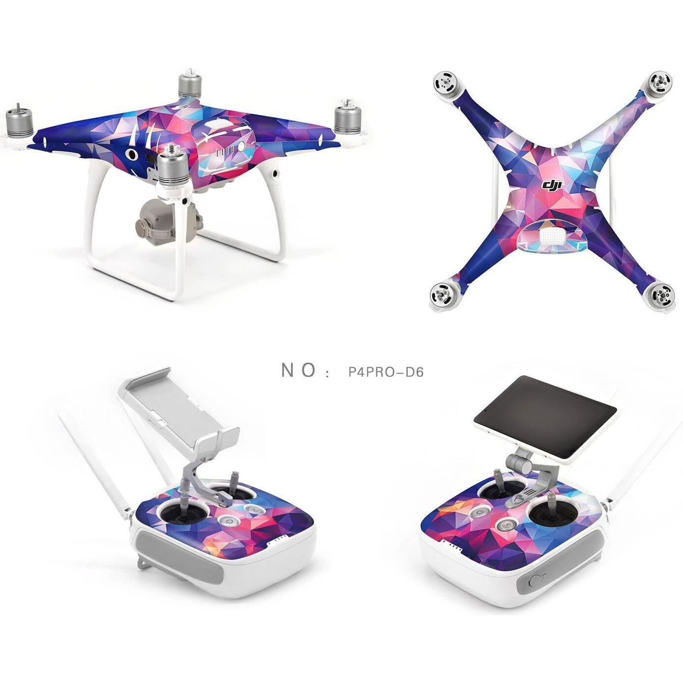 Pgytech Poligono di pelle blu (DJI Phantom 4 Pro), Accessori per drone, Blu