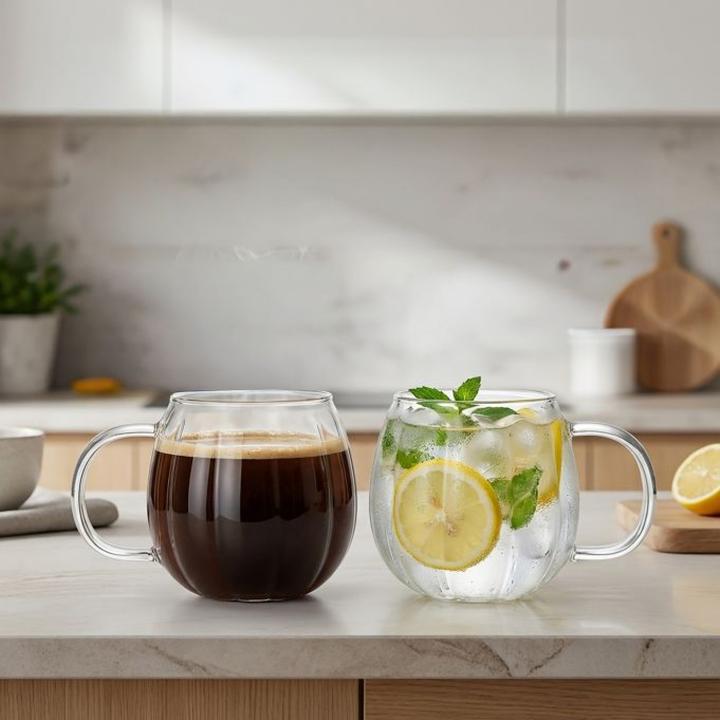 Produktbild Relaxdays 6x Teeglas (400 ml, 6x)