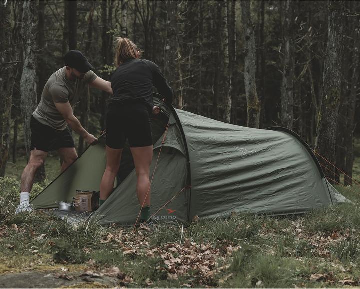 Produktbild Easy Camp Tunnelzelt Hemsedal 2 (olivgr?n, Modell 2025) (Tunnelzelt, 3 kg, 2 Personen)
