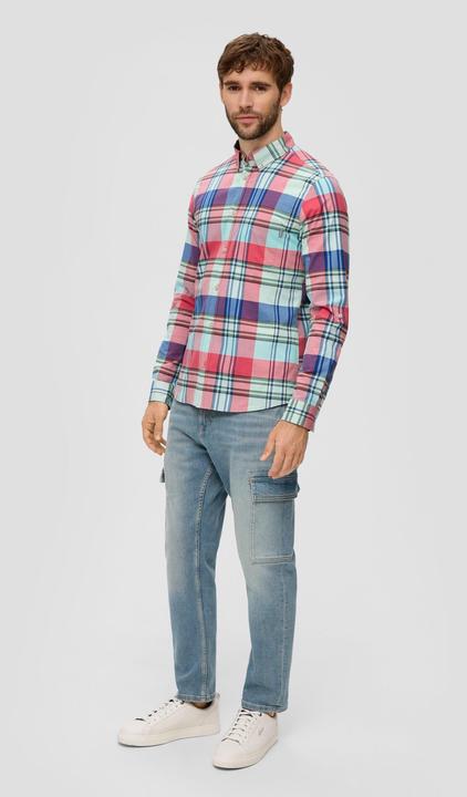 Immagine prodotto s.Oliver Hemd Kariertes Hemd im Slim Fit (XL)