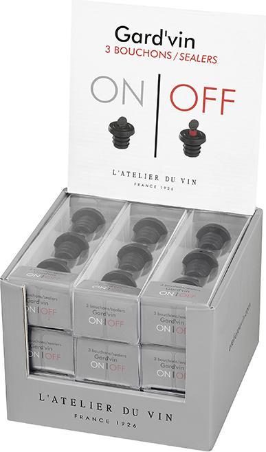 Produktbild Atelier du vin 3 Ersatztzapfen ON/OFF