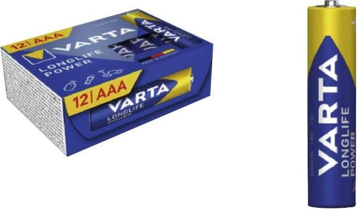 Immagine prodotto Varta Scatola di alimentazione LONGLIFE (12 pz., AAA, 1270 mAh)