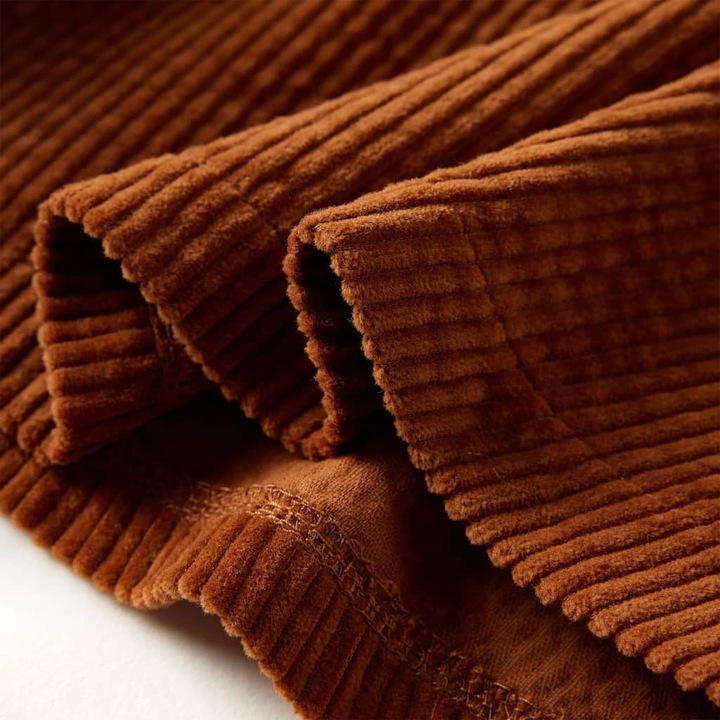 Actual product image VidaXL Children's skirt with pockets corduroy cognac 92,Material: 100 (92)