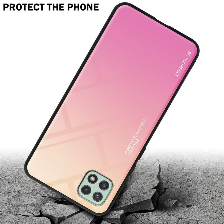 Actual product image Cadorabo TPU 2 colors glass envelope (Samsung Galaxy A22 5G)