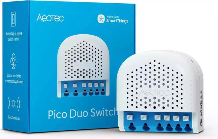 Image du produit Aeotec Pico Duo Switch (Zigbee) (Actionneur de commutation)