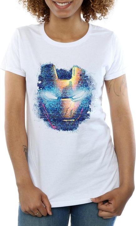 Immagine prodotto Iron Man Distressed Head Maglietta Donna (XXL)