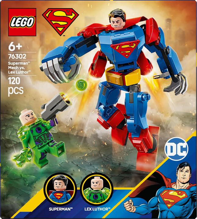 Actual product image LEGO Superman Mech vs. Lex Luthor (76302, LEGO DC)