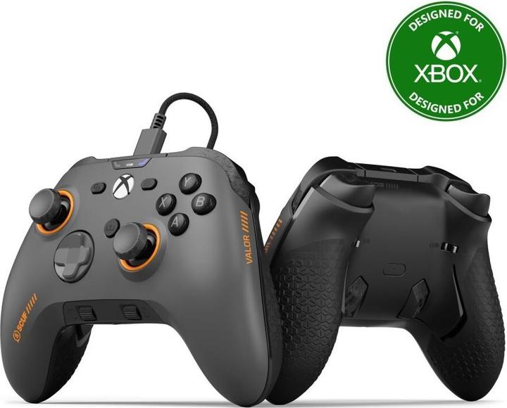 Actual product image Scuf Valor Pro Wired Preconfigured Controller - Steel Gray (Xbox One S, Xbox Series X, Xbox One X, Xbox Series S)