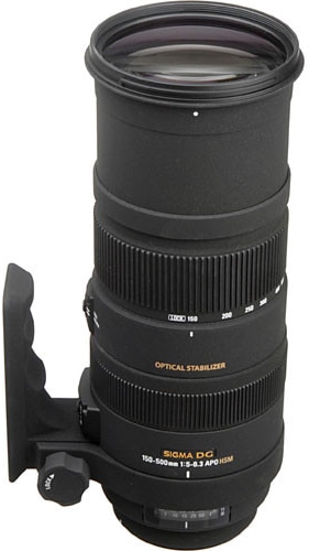 Sigma Objektiv 150-500mm f/5-6.3 DG OS APO HSM, Canon (Canon EF, Vollformat)