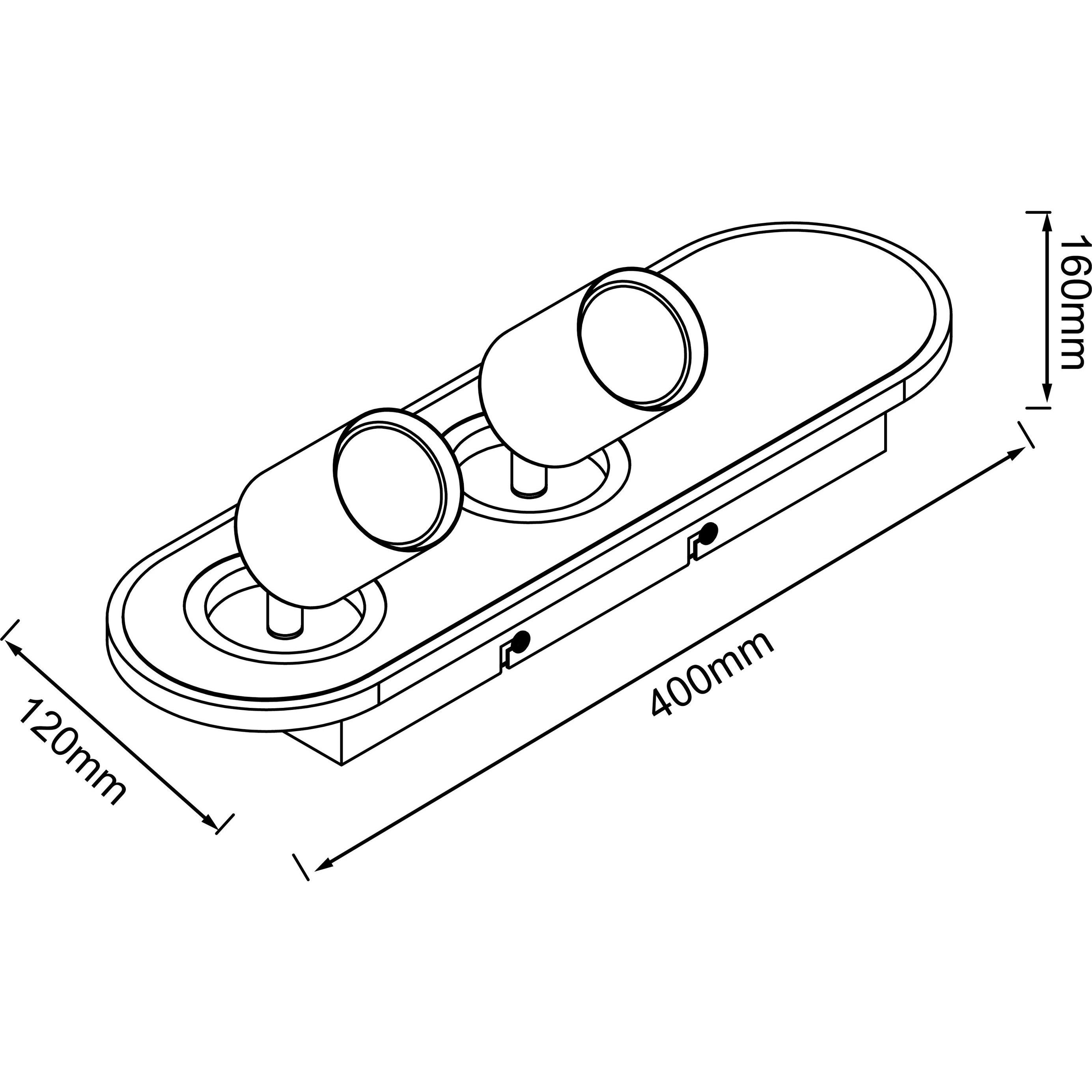 Thumbnail - Brilliant, Wandleuchte + Deckenleuchte, Kimon (2500 lm, GU10)