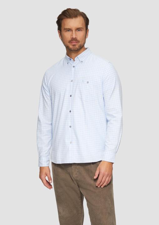 Immagine prodotto s.Oliver Hemd Regular Fit: Kariertes Hemd mit Button-Down-Kragen (S)