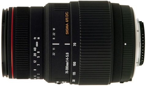 Produktbild Sigma 70-300mm, f/4.0-5.6 DG Macro, Nikon (Nikon F, Vollformat)