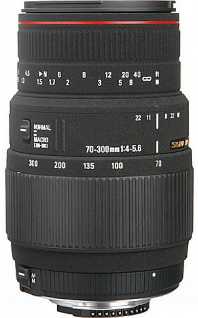 Produktbild Sigma 70-300mm, f/4.0-5.6 DG Macro, Nikon (Nikon F, Vollformat)