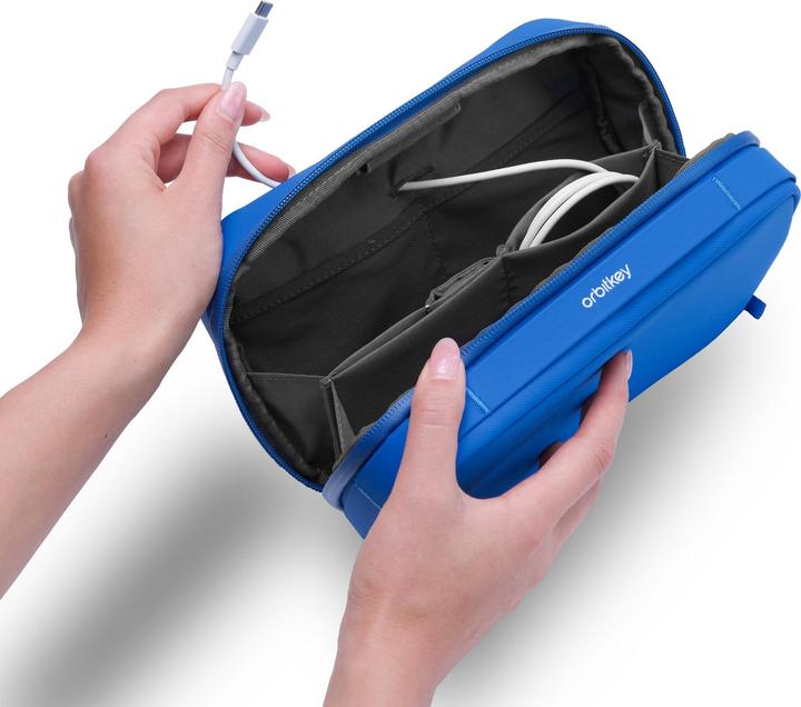 Image du produit Orbitkey - 2-in-1 Tech Pouch - Cobalt