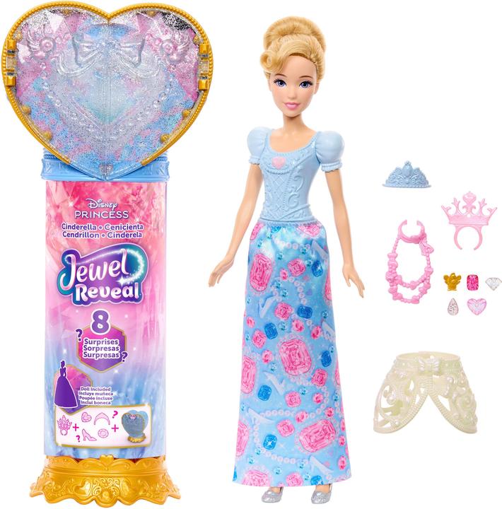 Disney Princess Juwel Reveal Cinderella Puppe
