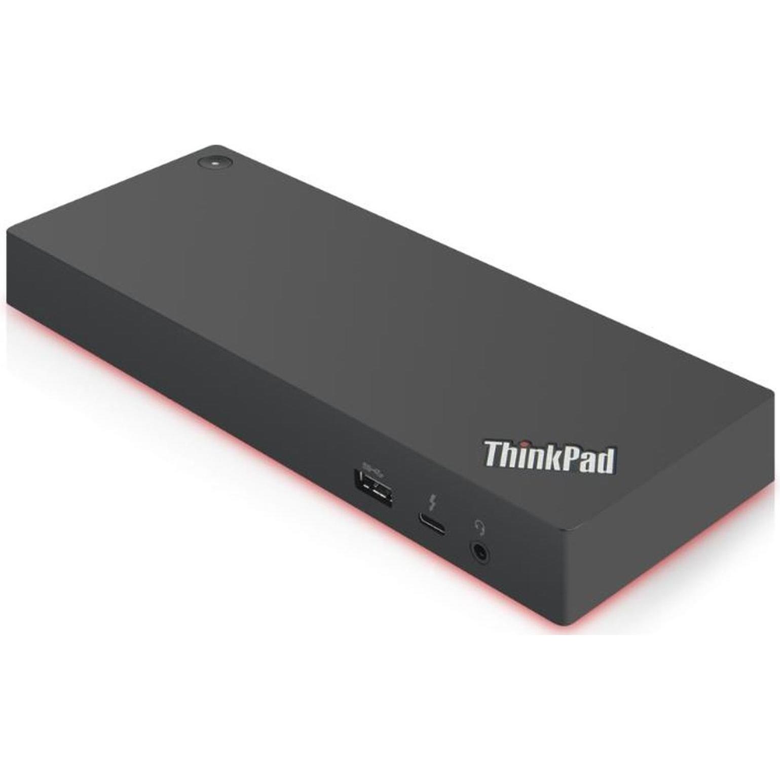 Lenovo Thunderbolt Dock G2 (Thunderbolt, 12 Ports), Dockingstation + USB Hub, Schwarz