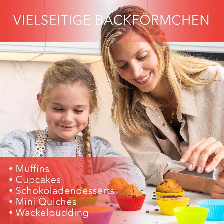 Produktbild Avanua Wiederverwendbare Silikon-Muffinförmchen