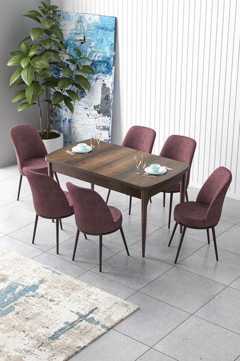 Actual product image Hanah Home Zen Extendable Dining TableChairs Set (MDF)