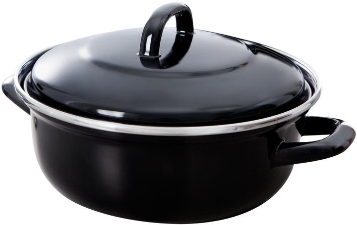 Actual product image BK Fortalit Braadpan - 30 cm / 5L - Enamel (30 cm, Casserole + Stewpot)