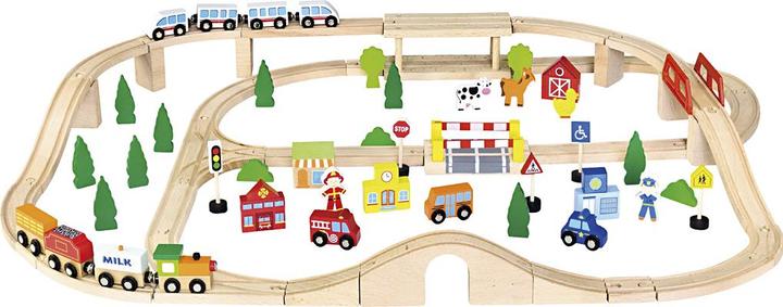 Produktbild Viga Toys Holzeisenbahn-Set