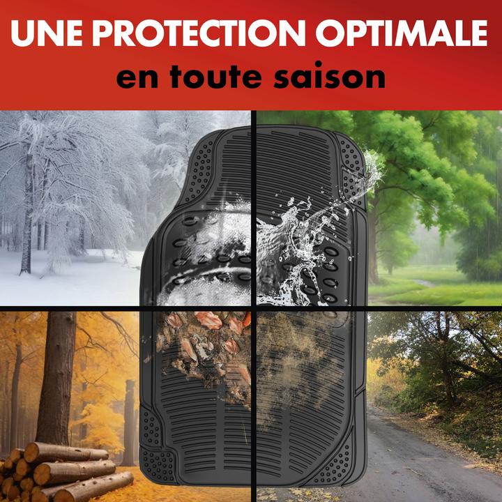 Image du produit CarComfort Gummimatte Titus (2 tapis avant + 2 tapis arrière)
