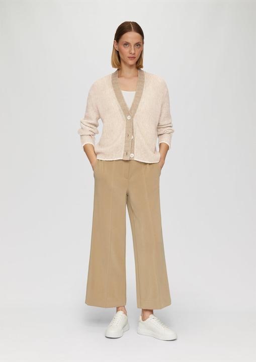 Image du produit S.Oliver Strickjacke Lockere Strickjacke aus Alpakamix mit Rippstruktur (38)