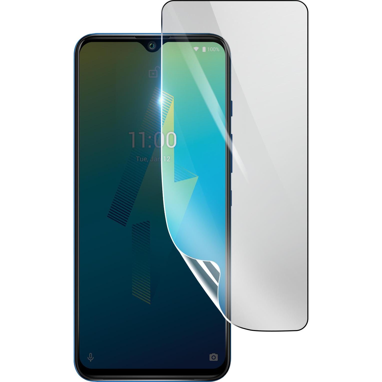 3MK Hydrogel Bildschirmfolie für Wiko Power U10 (1 Stück, Wiko Power U10), Smartphone Schutzfolie, Transparent