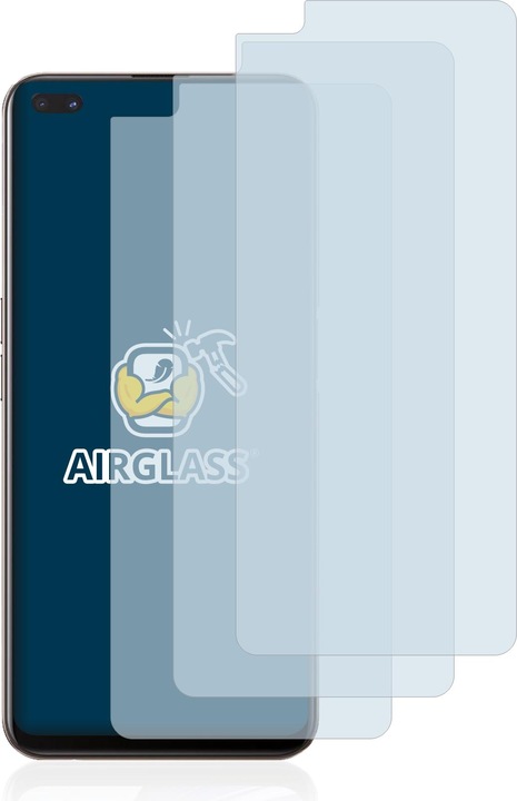 Actual product image BROTECT AirGlass Glass (3 Piece, Oppo Reno 4 Z 5G)