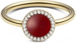 Produktbild Daniel Wellington Gold-Plated Ring With Red Agate And Crystals Audrey Dw0040125 (62)