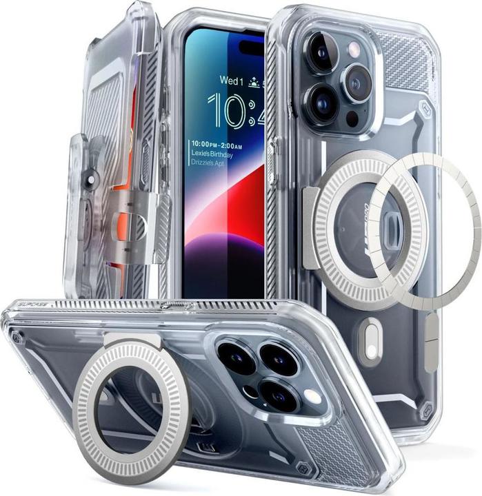 Produktbild Supcase UB Pro Mag case with MagSafe for iPhone 15 Pro - transparent (Apple iPhone 15 Pro)