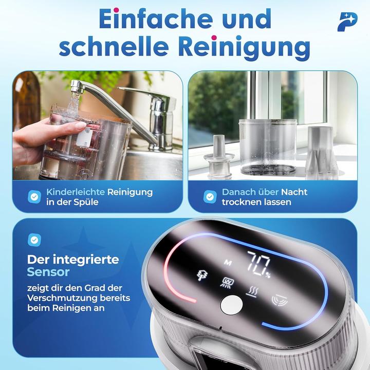 Produktbild Primavella Milbensauger Mateo mit UV-Licht und HEPA Filter