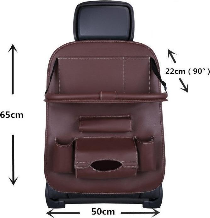Produktbild Hurtel Car seat organizer seat protector seat cover shelf mini car coffee table