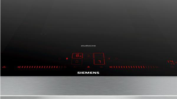Produktbild Siemens EX907LXV5E iQ700 Induktionskochfeld 90 cm Schwarz, autark