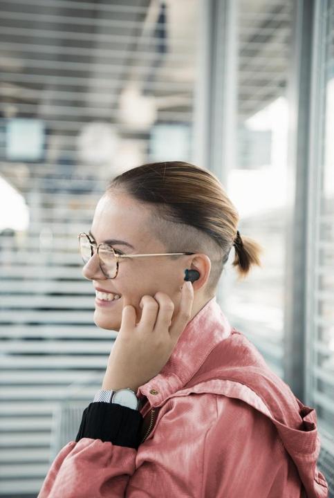 Actual product image Hama Passion Clear II in-ear headphones black (ANC, 20 h, Wireless)