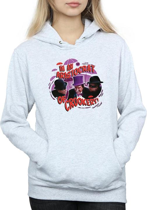 Immagine prodotto Donna/Ladies Batman Serie TV Il Pinguino Aristocratico Felpa con Cappuccio (XXL)