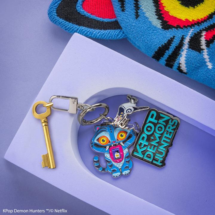 Actual product image Cinereplicas Kpop Demon Hunters Derpy & Sussie Charms Keychain