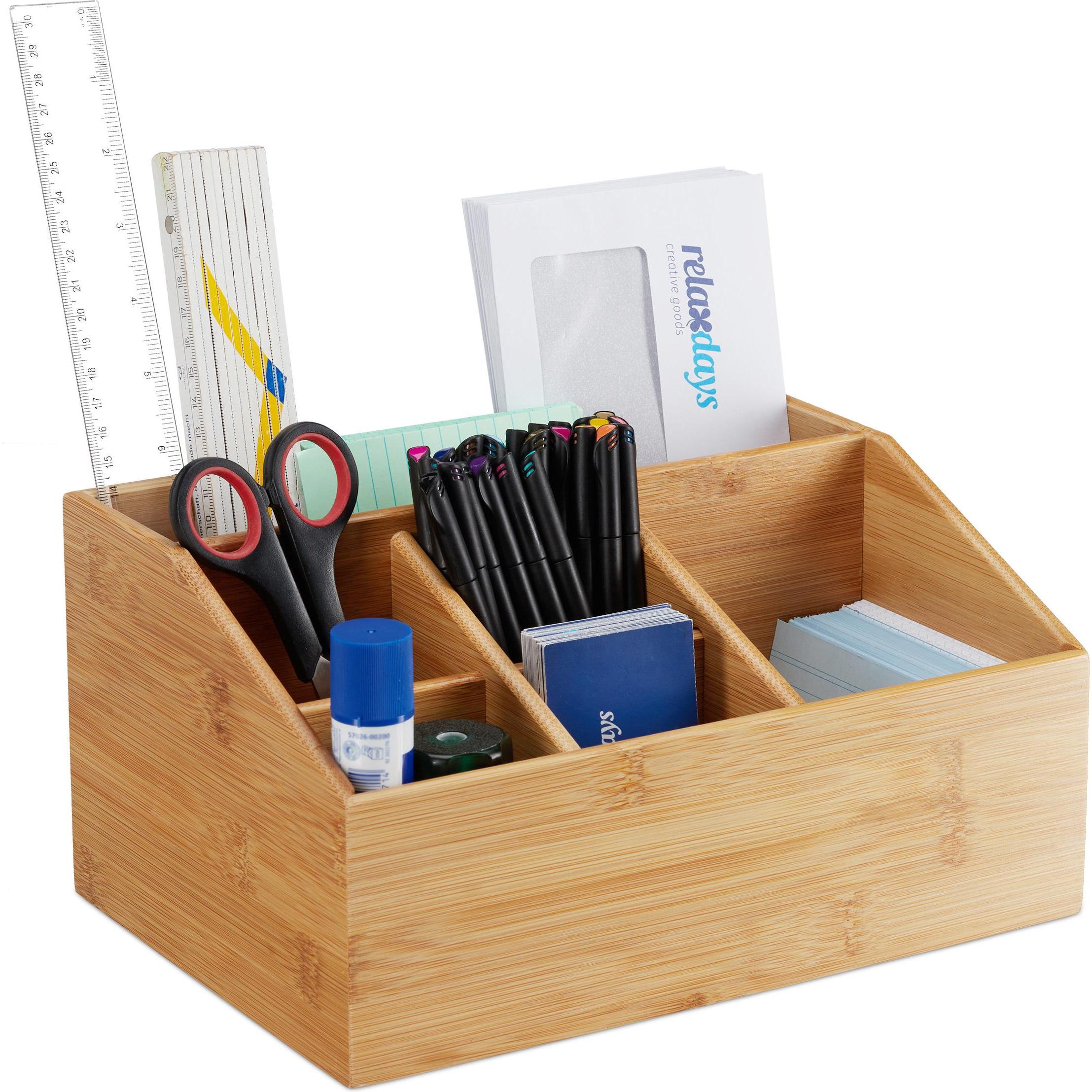 Relaxdays, Schreibtisch Accessoire, Tischorganizer