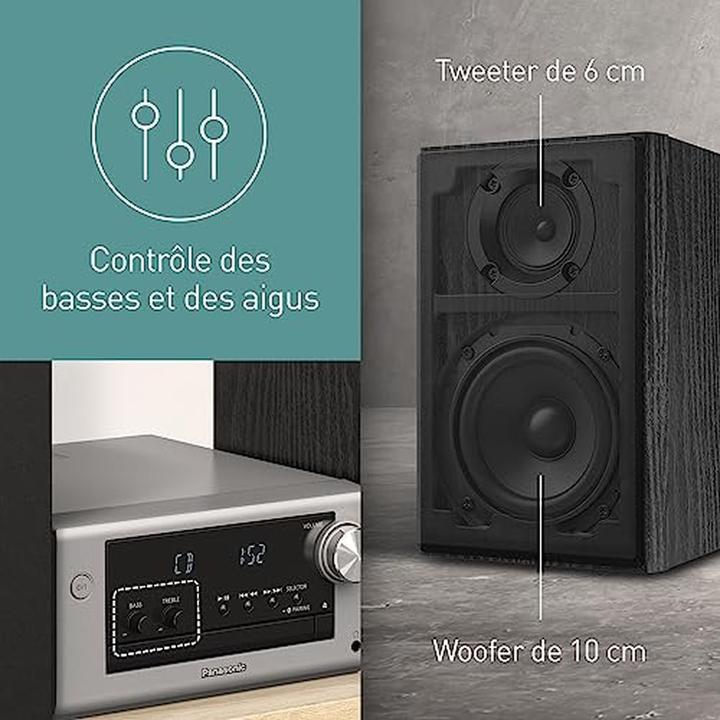 Actual product image Panasonic SC-PM702 (Bluetooth, CD player, 2x 40 W)