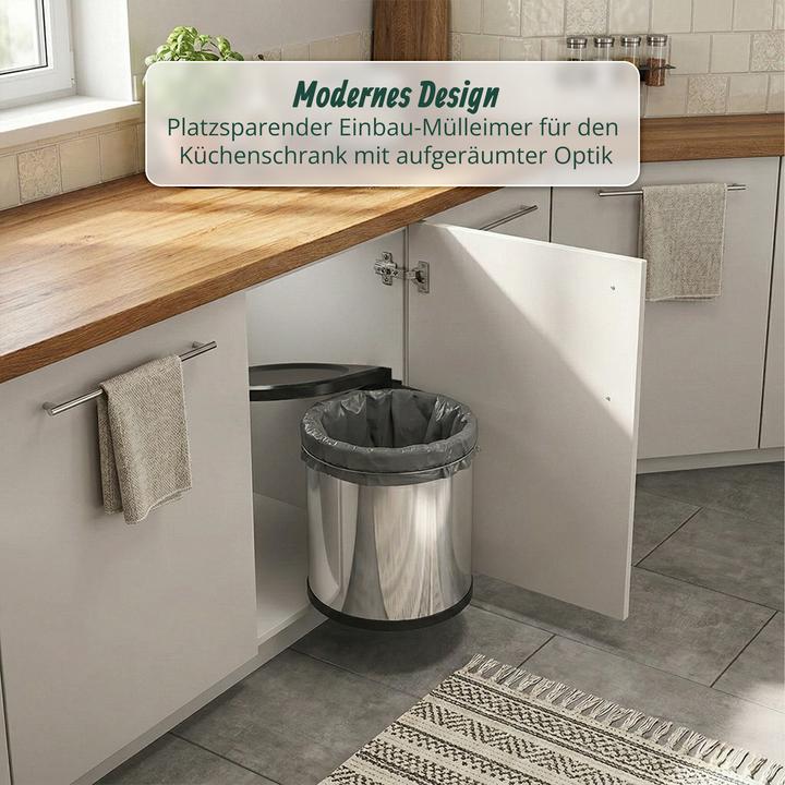 Produktbild Relaxdays Einbaumülleimer (14 l)