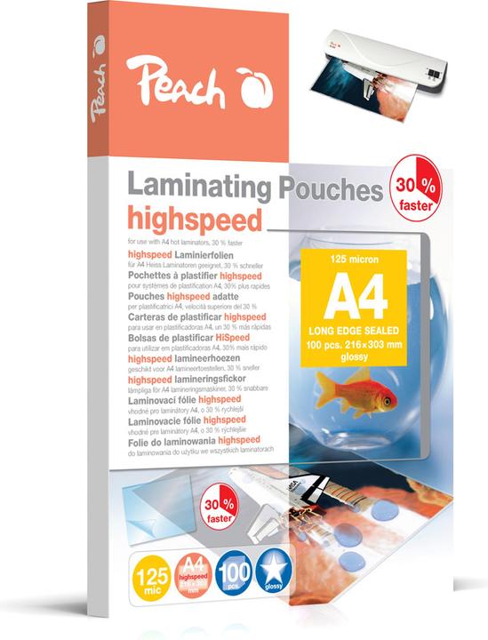 Produktbild Peach Pp525-22 (A4, 100 Stück, 125 µm)