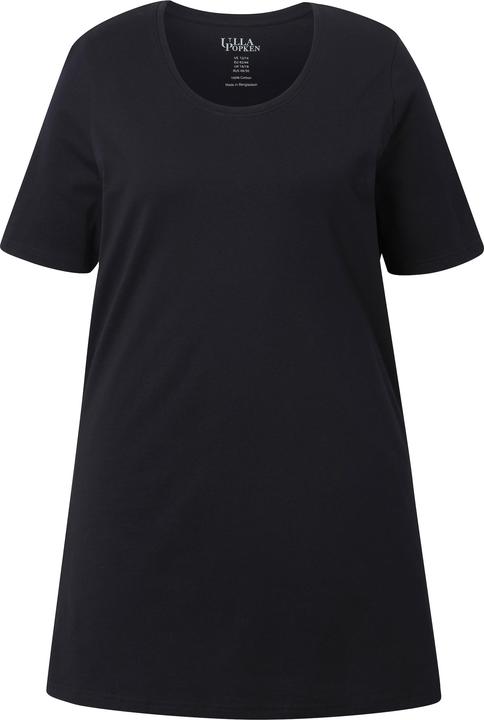 Produktbild Ulla Popken Longshirt, A-Linie, Rundhalsausschnitt, Halbarm (68)